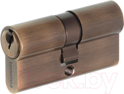 Цилиндровый механизм замка Lockstyle C30X30DN AB (бронза)