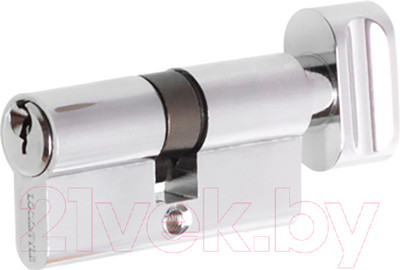 Цилиндровый механизм замка Lockstyle C30X30KN CP (хром)