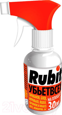 Спрей от насекомых Rubit Злобный TED убьет Всех (200мл)