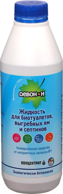 Жидкость для биотуалета Девон 500мл