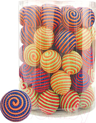 Набор игрушек для животных Triol Шарик NT544 / 22181022 (60шт)