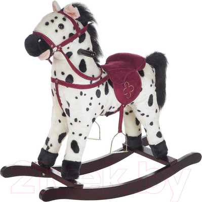 Качалка детская Pituso Fandango Лошадка / GS2035 (белый/черный)