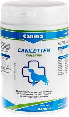Кормовая добавка для животных Canina Caniletten 150 Tabletten / 120307 (300г)