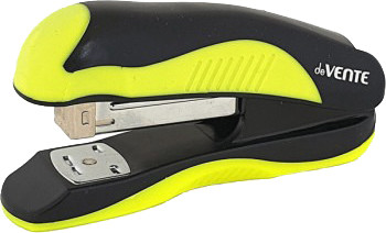 Степлер deVente Monochrome / 4142003 (черный/желтый)