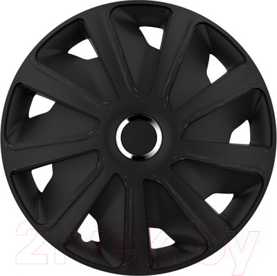 Набор колпаков VERSACO Craft RC 16" / 16CRAFTRCB (4шт, черный/хром)