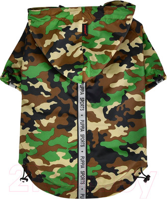 Дождевик для животных Puppia Base Jumper / PEAF-RM03-NC-4L (новый камуфляж)
