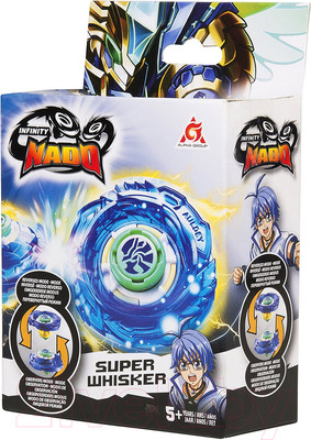 Игровой набор Infinity Nado Волчок. Super Whisker / 36042