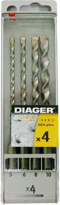 Набор буров Diager Twister 100С (4 предмета)