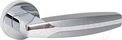 Ручка дверная System Dione CR/CR/CBM (хром/хром/матовый хром)