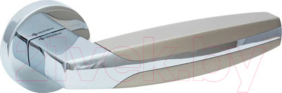 Ручка дверная System Dione CR/CR/NBM (хром/хром/матовый никель)