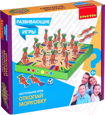 Развивающая игра Bondibon Откопай морковку / ВВ4473