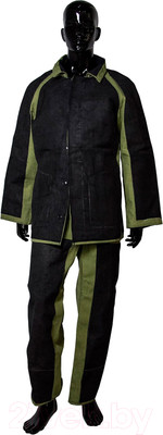 Комплект рабочей одежды Русская кожа Брезентовый со спилком (р-р 56-58/182-188)