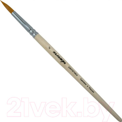 Кисть для рисования ПАЛИТРА Синтетика 6 / ЖС1-06.00Б