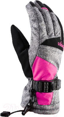 Перчатки лыжные VikinG Ronda / 113/20/5473-46 (р.7, розовый)