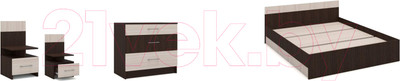 Комплект мебели для спальни Империал Алена (венге/дуб молочный)
