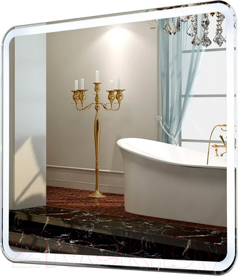 Зеркало Пекам Marta 1 60x60 / marta1-60x60 (с подсветкой)