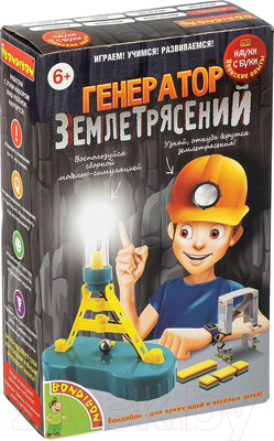 Научная игра Bondibon Японские опыты. Генератор землетрясений / ВВ4729