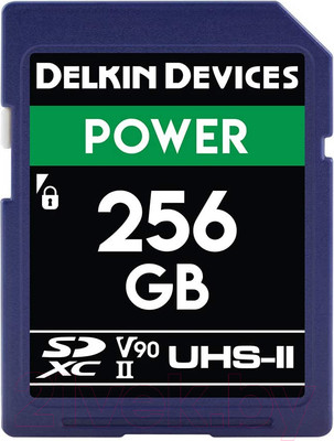 Карта памяти Delkin Devices Power SDXC 256GB 2000X UHS-II (Class 10) V90 (DDSDG2000256)