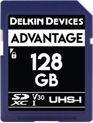 Карта памяти Delkin Devices Advantage SDXC 128GB 633X UHS-I (Class 10) V30 (DDSDW633128B)
