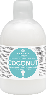 Шампунь для волос Kallos KJMN для укрепления с кокосовым маслом (1л)
