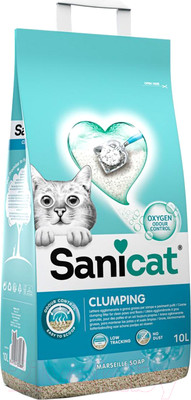 Наполнитель для туалета Sanicat Clumping Marseille (10л)