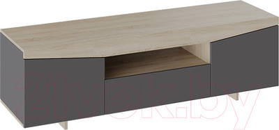 Тумба ТриЯ ТВ тип 1 (дуб сонома/графит серый)