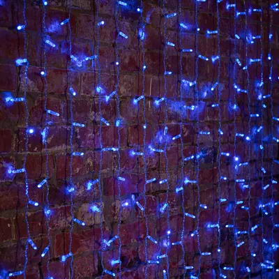 Световой занавес Neon-Night Светодиодный Дождь 235-153-6 (2x3м, синий)