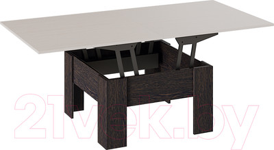 Стол-трансформер ТриЯ Тип 10 (венге цаво/дуб белфорт)