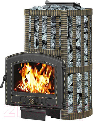 Печь-каменка Везувий Ураган Ковка 16 (224)