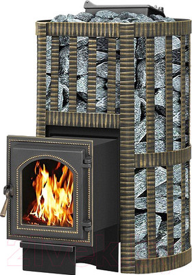 Печь-каменка Везувий Ураган Ковка 16 (270)