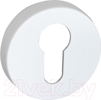 Накладка на цилиндр System Круглая ET AL315 (матовый белый)