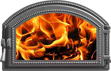 Дверца каминная Везувий 222 (антрацит)