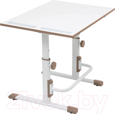 Парта Polini Kids Simple М1 (белый/макиато)