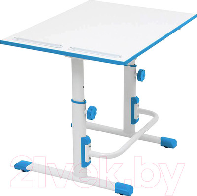 Парта Polini Kids Simple М1 (белый/синий)