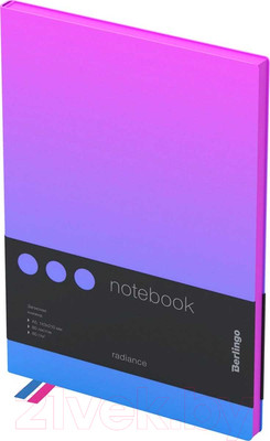 Записная книжка Berlingo Radiance А5 NB0 93502 (80л, розовый/голубой градиент)