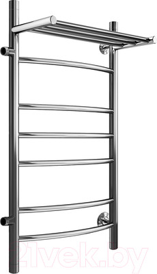 Полотенцесушитель водяной Маргроид Вид 5 80x50 БП (левый, с полкой)