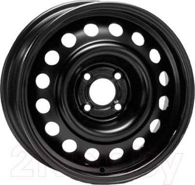 Штампованный диск Eurodisk 53A38R 14x5.5" 4x100мм DIA 54.1мм ET 38мм Black