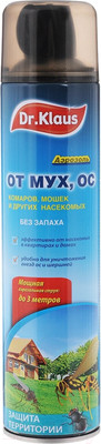 Аэрозоль от насекомых Dr. Klaus От мух ос и других летающих / DK04250011 (600мл)