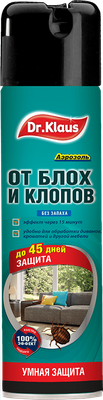 Спрей от насекомых Dr. Klaus От клопов блох и других насекомых / DK06400072 (250мл)