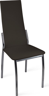 Стул ТриЯ Кредо (хром/кожзам коричневый/шоколад 797)