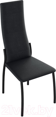 Стул ТриЯ Кредо (черный муар/кожзам черный)