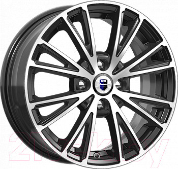Литой диск K&K Меандр 15x6" 4x100мм DIA 54.1мм ET 46мм Алмаз черный