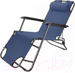 Складной шезлонг MONAMI HY-8007 (темно-синий)