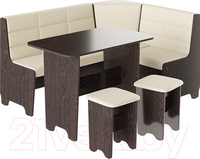 Обеденная группа ТриЯ Техас исп. 2 (венге/кашемир кремовый)
