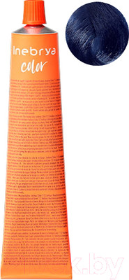 Крем-краска для волос Inebrya На семенах льна и алоэ вера (100мл, корректор синий)