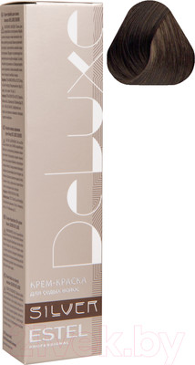 Крем-краска для волос Estel De Luxe Silver 6/71 (темно-русый коричнево-пепельный)