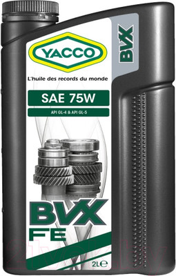 Трансмиссионное масло Yacco BVX FE 75W (2л)