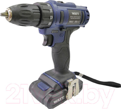 Аккумуляторная дрель-шуруповерт Watt WAS-18 Li-2 (1.018.031.12)