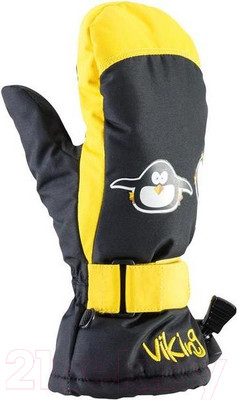 Перчатки лыжные VikinG Pingvi / 125/21/4302-64 (р.4, желтый)