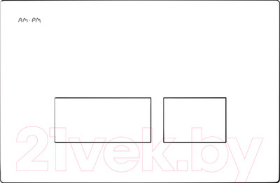 Кнопка для инсталляции AM.PM I047001 (белый)